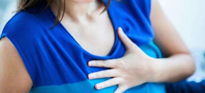 Боль в грудной клетке посередине и тяжело дышать: что это значит