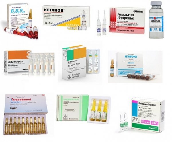 Список сильных обезболивающих препаратов, таблеток и уколов при болях в пояснице и спине