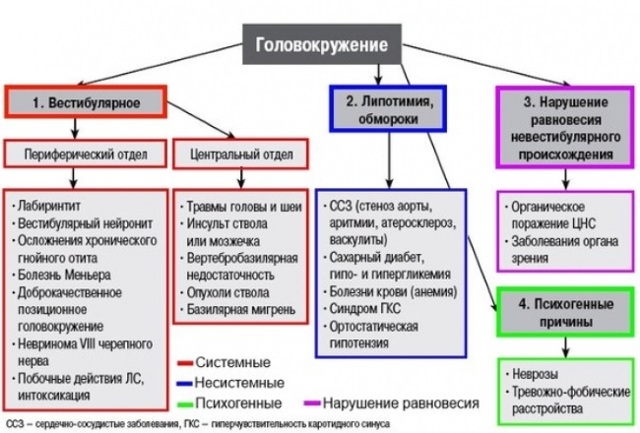 Головокружение и учащенное сердцебиение (тахикардия): причины, лечение