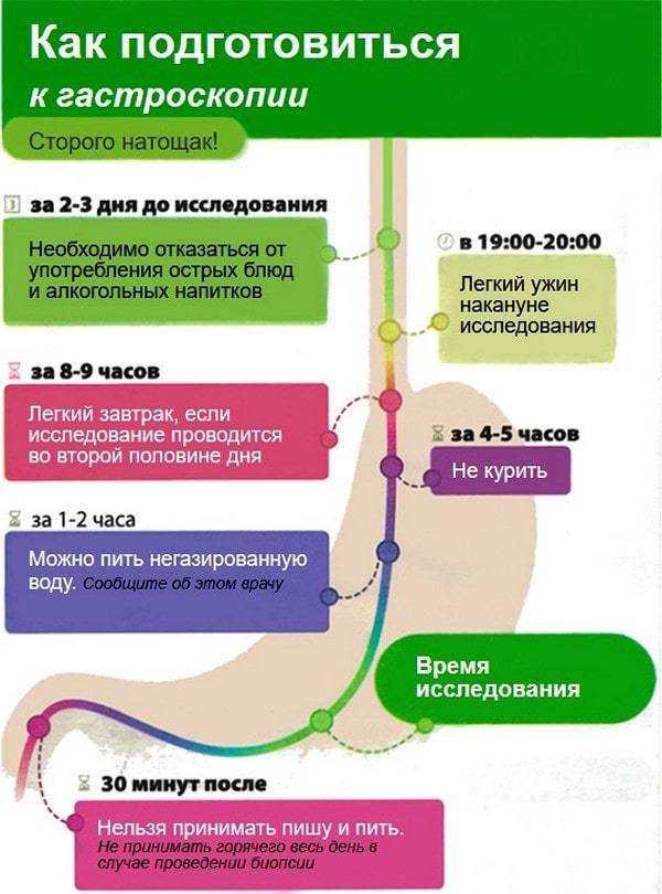 Правильная подготовка пациента к процедуре гастроскопии желудка