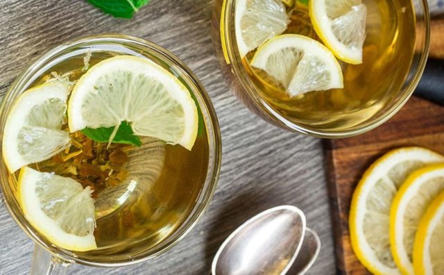 Чай с лимоном снижает давление