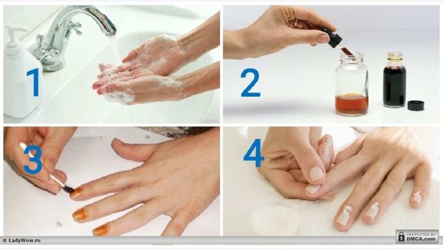 Йод для ногтей: мазать в чистом виде или добавлять в ванночки?